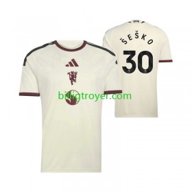 Billige Fotballdrakter Manchester United Benjamin Sesko 30 Tredjedraktsett 2026/27 Kortermet